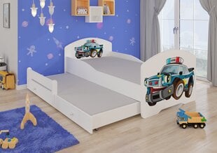 Bērnu gulta ADRK Furniture Pepe II, balta цена и информация | Детские кровати | 220.lv