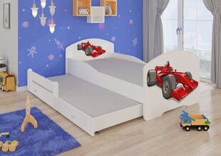 Кровать детская ADRK Furniture Pepe II, белый цвет цена и информация | Детские кровати | 220.lv