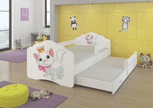 Bērnu gulta ADRK Furniture Casimo II, balta цена и информация | Детские кровати | 220.lv