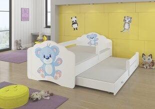 Bērnu gulta ADRK Furniture Casimo II, balta cena un informācija | Bērnu gultas | 220.lv