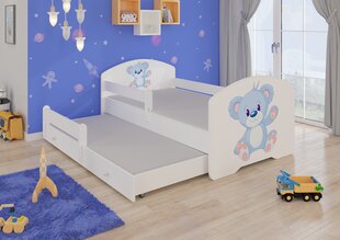 Bērnu gulta ADRK Furniture Pepe II, balta цена и информация | Детские кровати | 220.lv