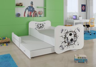 Bērnu gulta ADRK Furniture Gonzalo II, balta цена и информация | Детские кровати | 220.lv