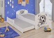 Bērnu gulta ADRK Furniture Pepe II, balta цена и информация | Bērnu gultas | 220.lv