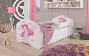 Bērnu gulta ADRK Furniture Casimo, balta цена и информация | Детские кровати | 220.lv