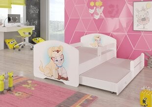 Bērnu gulta ADRK Furniture Pepe II, balta cena un informācija | Bērnu gultas | 220.lv