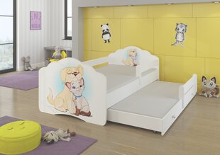 Bērnu gulta ADRK Furniture Casimo II, balta цена и информация | Детские кровати | 220.lv