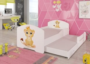 Bērnu gulta ADRK Furniture Pepe II, balta цена и информация | Детские кровати | 220.lv