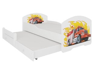Bērnu gulta ADRK Furniture Pepe II, balta cena un informācija | Bērnu gultas | 220.lv