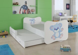 Bērnu gulta ADRK Furniture Gonzalo II, balta cena un informācija | Bērnu gultas | 220.lv