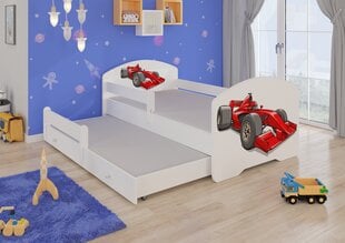 Bērnu gulta ADRK Furniture Pepe II, balta цена и информация | Детские кровати | 220.lv