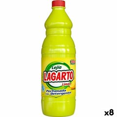 Bleach Lagarto Лимонный 1,5 L (8 штук) цена и информация | Средства для стирки | 220.lv