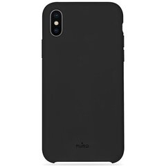 Puro ICON Cover iPhone XS|X czarny |black IPCXCICONBLK цена и информация | Чехлы для телефонов | 220.lv
