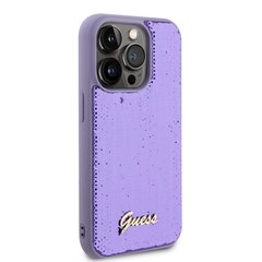 Guess Sequin Script Logo Case for iPhone 14 Pro Magenta цена и информация | Чехлы для телефонов | 220.lv