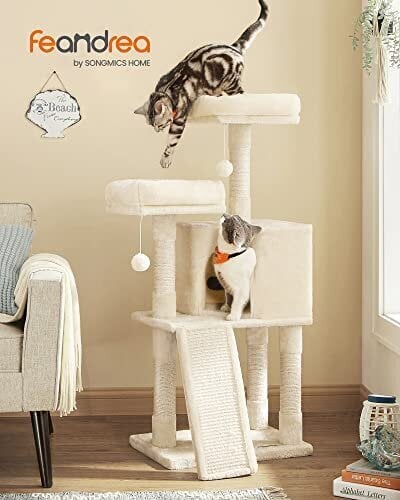 Kaķu skrāpēšanas māja Feandrea PCT141M01 Cat Soft, 115 cm cena un informācija | Kaķu mājas, nagu asināmie | 220.lv