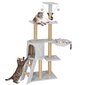 Daudzlīmeņu kaķu māja Springos PA1042 136 cm cena un informācija | Kaķu mājas, nagu asināmie | 220.lv