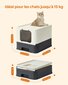 Kaķu tualete Feandrea PPT001W01, 107x70x74,9 cm цена и информация | Kaķu tualetes | 220.lv