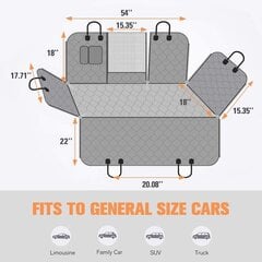 Ūdensizturīgs aizsargpaklājs automašīnām, melns цена и информация | Для путешествий | 220.lv