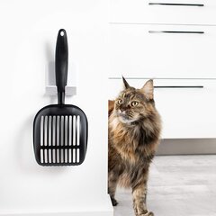 Unibloom Premium Box Shovel, сделанная из надежного алюминия с элегантным держателем кота, шепта цена и информация | Туалеты для кошек | 220.lv