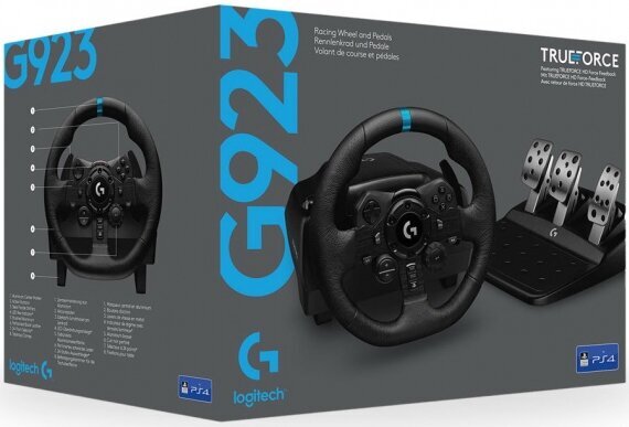 Logitech G923 941-000149 cena un informācija | Spēļu stūres | 220.lv