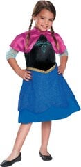 Kostīms Disney Frozen Anna 109-123 cm, 5-6 gadi cena un informācija | Karnevāla kostīmi, maskas un parūkas | 220.lv