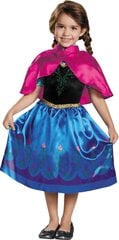 Kostīms Disney Frozen Anna 109-123 cm, 5-6 gadi цена и информация | Карнавальные костюмы | 220.lv