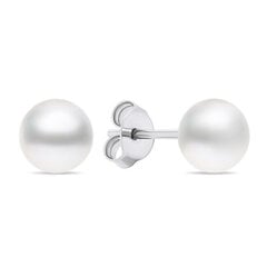 Burvīgi sudraba auskari ar īstām pērlēm Brilio Silver EA585/6/7/8W sBS2439-7 cena un informācija | Auskari | 220.lv