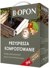 Komposta aktivators Biopon, 3 kg cena un informācija | Biopon Dārza preces | 220.lv