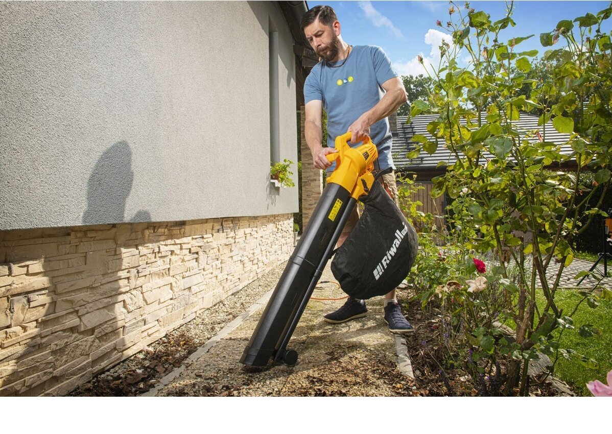 Elektriskais lapu pūtējs Riwall REBV3200e 3.5kw cena un informācija | Lapu pūtēji, zaru smalcinātāji, slaucīšanas iekārtas | 220.lv