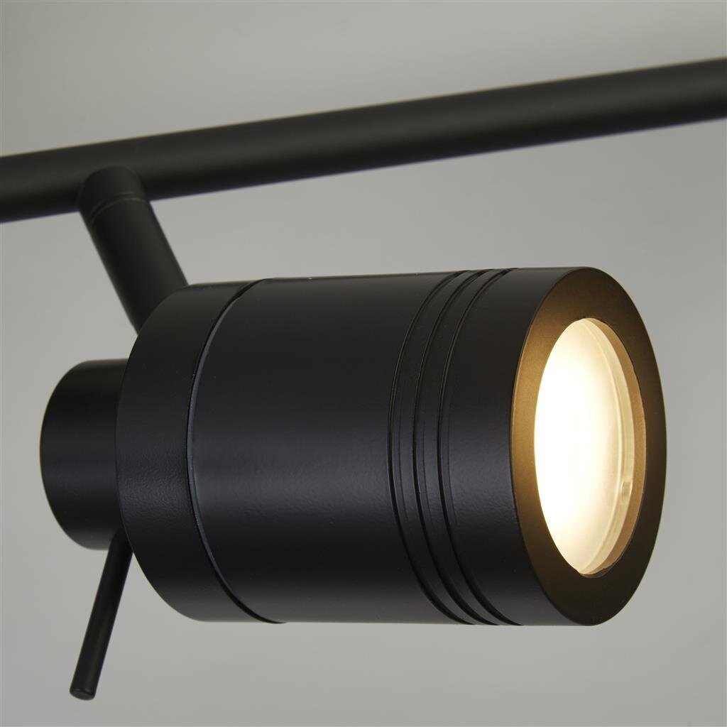 Searchlight griestu lampa SAMSON 6604BK cena un informācija | Griestu lampas | 220.lv