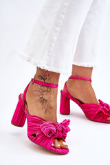 Modes sandales ar banti uz papēžiem Fuchsia Callum cena un informācija | Sieviešu sandales | 220.lv