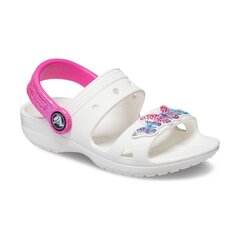 Crocs™ sandales meitenēm 231334, baltas цена и информация | Детские сандали | 220.lv