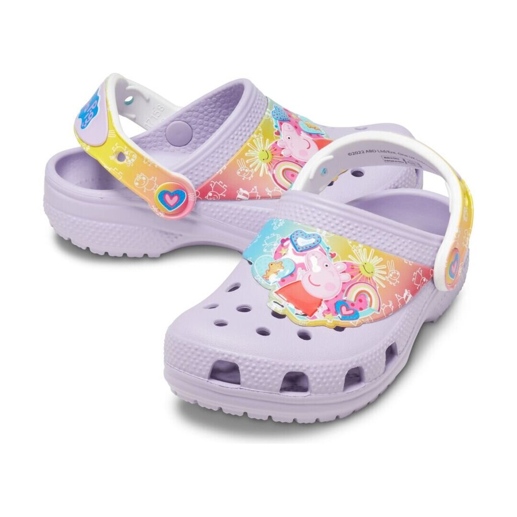 Crocs™ iešļūcenes meitenēm 231364, violets cena un informācija | Bērnu čības, maiņas apavi | 220.lv