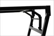 Saliekamā galda rāmis Stema NY-A024, 116x56 cm, melns cena un informācija | Citi piederumi mēbelēm | 220.lv