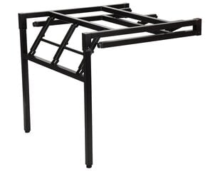 Каркас складной столешницы NY-A024 KW. - 76x76 см, черный цена и информация | Другие принадлежности для мебели | 220.lv