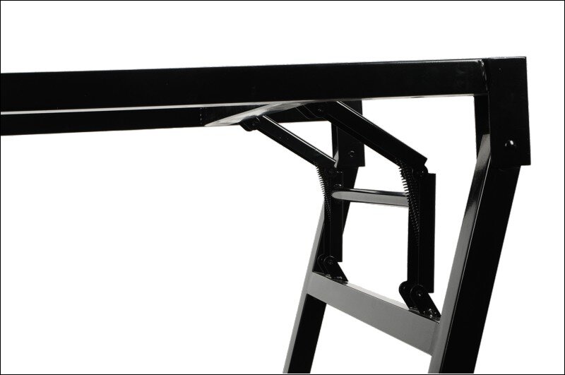 Saliekams galda rāmis NY-A024 KW. - 76x76 cm, melns cena un informācija | Citi piederumi mēbelēm | 220.lv