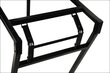 Saliekams galda rāmis NY-A024 KW. - 76x76 cm, melns cena un informācija | Citi piederumi mēbelēm | 220.lv