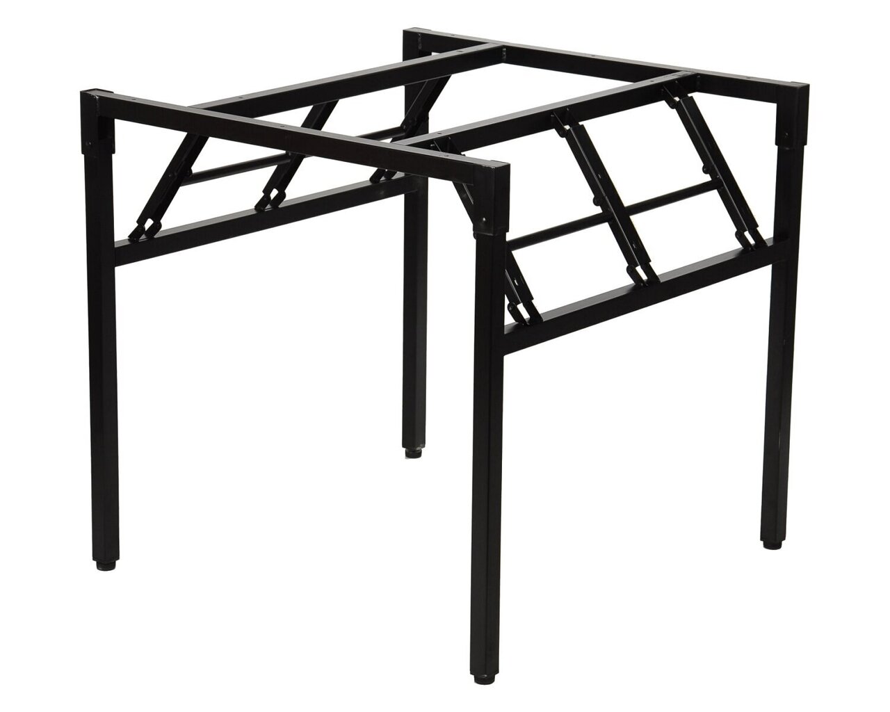 Saliekams galda rāmis NY-A024 KW. - 96x96 cm, melns цена и информация | Citi piederumi mēbelēm | 220.lv