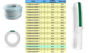 Vispārējs mērķa papildus pastiprināta šļūtene 14,0*50m cena un informācija | Santehniskās šļūtenes | 220.lv