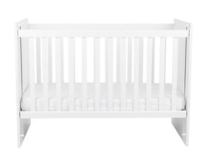 Zīdaiņu gultiņa KikkaBoo Ayla, 60 x 120 cm, smilškrāsas/balta цена и информация | Детские кроватки | 220.lv
