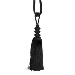 Декоративный шнур Daga, длина 81 см, черный. цена и информация | Принадлежности для изготовления украшений, бисероплетения | 220.lv