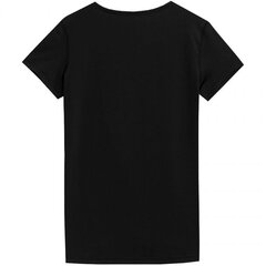 Женская футболка 4F H4L22 TSD353 20S, черный цена и информация | Женские футболки | 220.lv