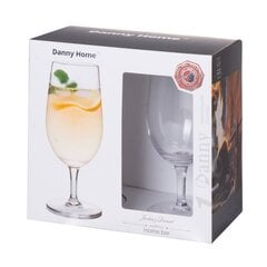 Kokteiļu glāzes CRYSTAL 2gab 400ml "Home bar" cena un informācija | Glāzes, krūzes, karafes | 220.lv