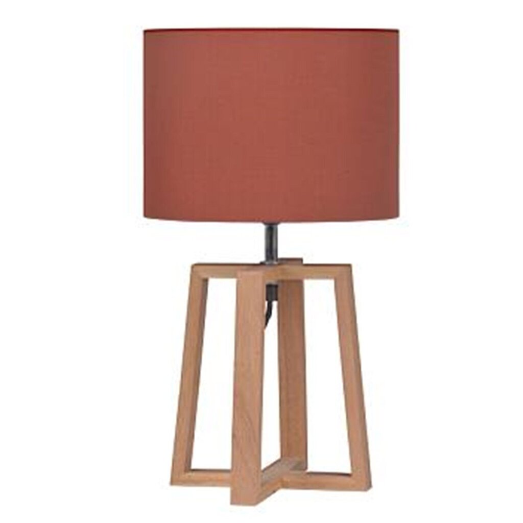 Home4You galda lampa Wooden цена и информация | Galda lampas | 220.lv