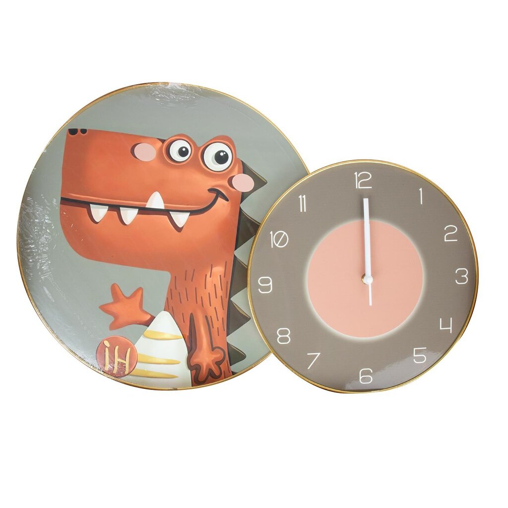 Sienas pulkstenis FUN DRACO ar figūru 40x60cm cena un informācija | Pulksteņi | 220.lv