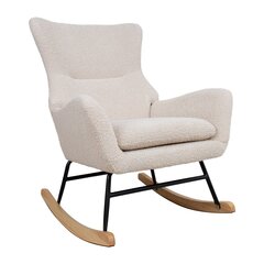 Кресло-качалка ROMY roosa цена и информация | Кресла в гостиную | 220.lv