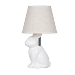 Galda lampa H38,5cm, balta cena un informācija | Galda lampas | 220.lv