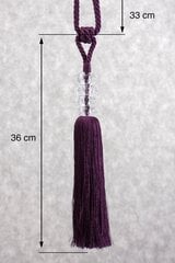 Dekoratīvā aukla 253, garums 69 cm, violeta cena un informācija | Citi piederumi mēbelēm | 220.lv