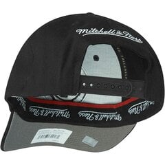 Спортивная кепка Mitchell &amp; Ness Brooklyn Чёрный (Один размер) цена и информация | Мужские шарфы, шапки, перчатки | 220.lv