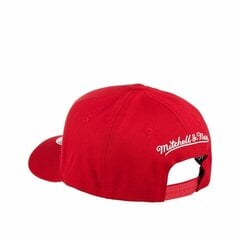 Спортивная кепка Mitchell &amp; Ness Chicago Красный (Один размер) цена и информация | Мужские шарфы, шапки, перчатки | 220.lv