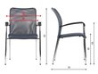 HN-7501/CH krēsls cena un informācija | Virtuves un ēdamistabas krēsli | 220.lv
